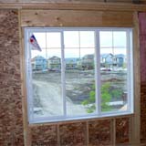 Nail-On frame window for new construction