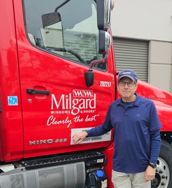 Milgard Windows And Doors Expert With Delivery Truck
