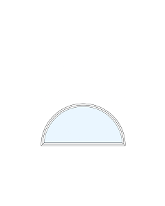 Half Round Picture Window