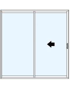 Milgard Tuscany Two Panel Sliding Doors - OX