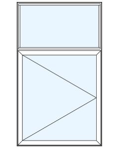 Milgard Aluminum Bottom Casement Right Windows