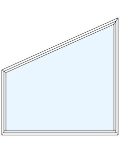 Milgard Aluminum Gable Picture Windows Four Sided Left