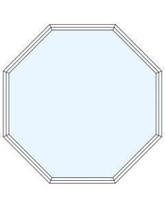 Milgard Aluminum Octagon Picture Windows