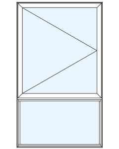 Milgard Aluminum Top Casement Right Windows