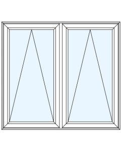 Milgard Style Line Double Awning Windows