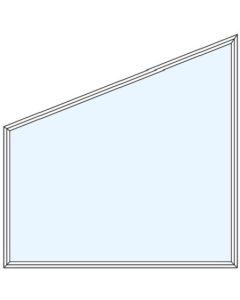 Milgard Style Line Gable Picture Windows Four Sided Left