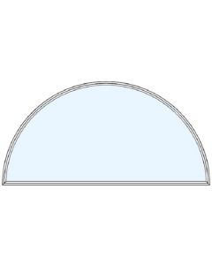 Milgard Style Line Half Round Picture Windows