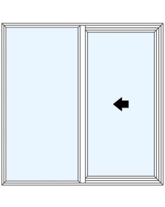 Milgard Style Line Half Vent OX Windows