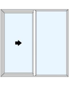 Milgard Style Line Half Vent XO Windows