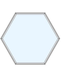 Milgard Style Line Hexagon Picture Windows