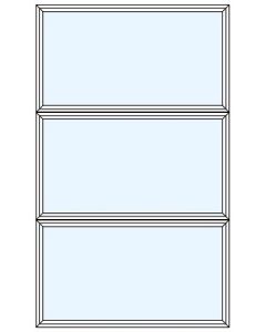 Milgard Style Line Picture Windows Three High