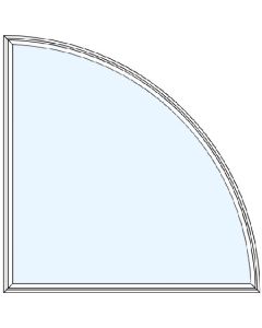 Milgard Style Line Quarter Round Picture Windows Right