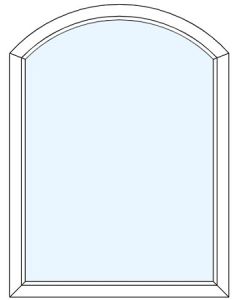 Milgard Trinsic Arch Top Picture Windows
