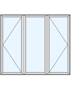 Milgard Trinsic Double Casement Picture Windows 1/3