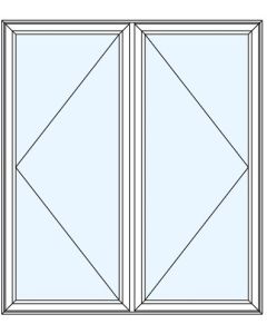 Milgard Trinsic Double Casement Windows