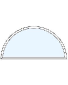 Milgard Trinsic Half Round Picture Windows