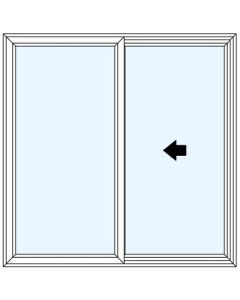 Milgard Trinsic Half Vent OX Windows