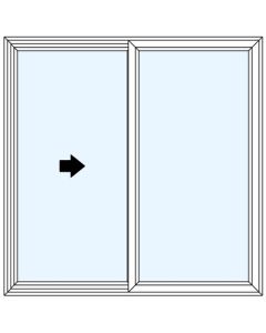 Milgard Trinsic Half Vent XO Windows