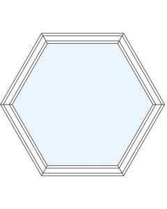 Milgard Trinsic Hexagon Picture Windows
