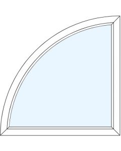 Milgard Trinsic Quarter Round Picture Windows Left