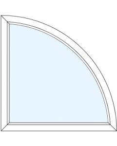Milgard Trinsic Picture Windows Quarter Round Right
