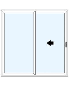 Milgard Tuscany Two Panel Sliding Doors - OX