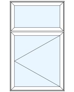 Milgard Tuscany Bottom Casement Left Windows