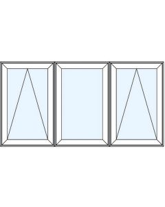 Milgard Tuscany Double Awning Picture Windows Third Sash