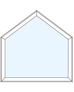 Milgard Tuscany Gable Picture Windows Five Sided