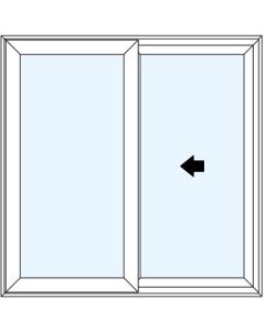 Milgard Tuscany Horizontal Sliding OX Windows