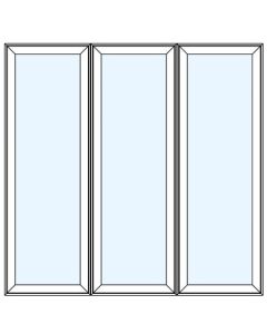 Milgard Tuscany Picture Windows Three Wide 1/3 Sash