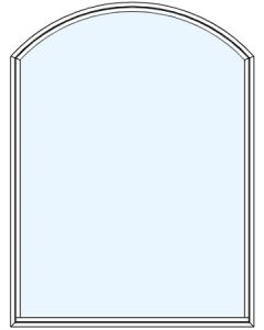 Milgard Ultra Arch Top Picture Windows