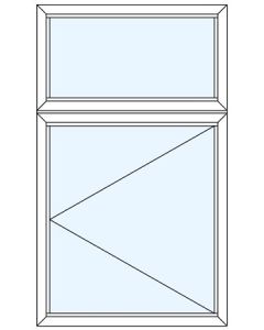 Milgard Ultra Bottom Casement Left Windows