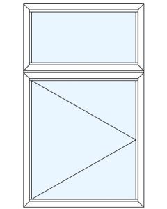 Milgard Ultra Bottom Casement Right Windows
