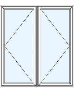 Milgard Ultra Double Casement Windows