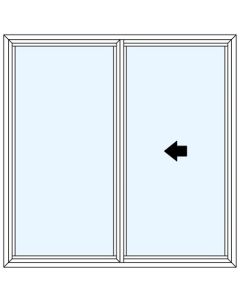 Milgard Ultra Half Vent OX Windows