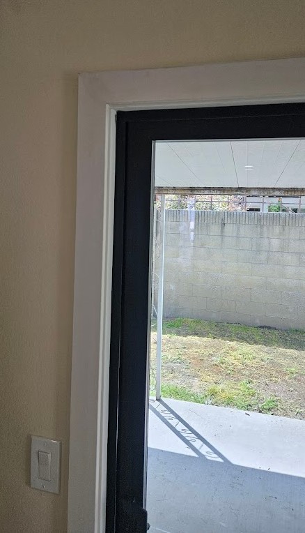 Milgard Trinsic Patio Door Cased Out