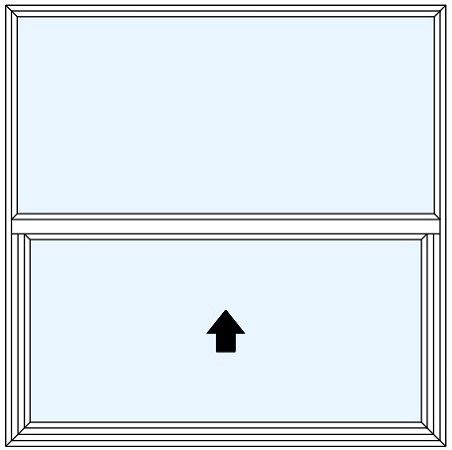 Milgard Tuscany Single Hung Windows