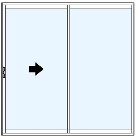 Milgard® Tuscany 2-Panel Sliding Patio Door