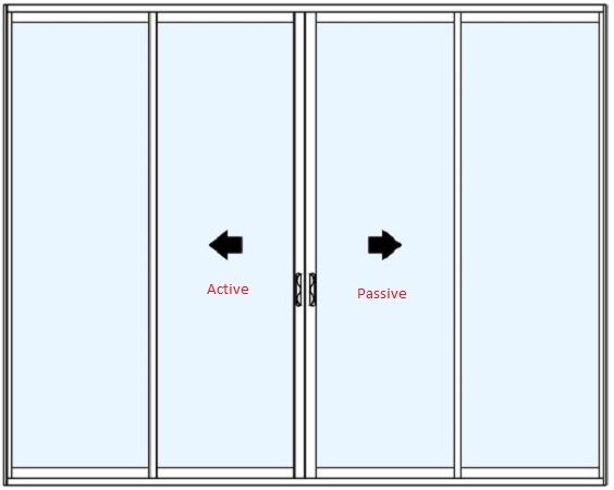 Milgard® Tuscany 4-Panel Sliding Patio Door